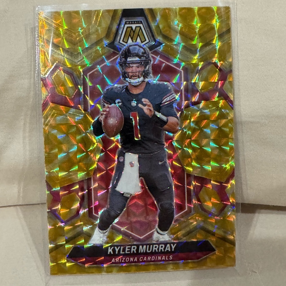 2024 Kyler Murray Panini Mosaic Yellow reactive Prizm Mint condition…